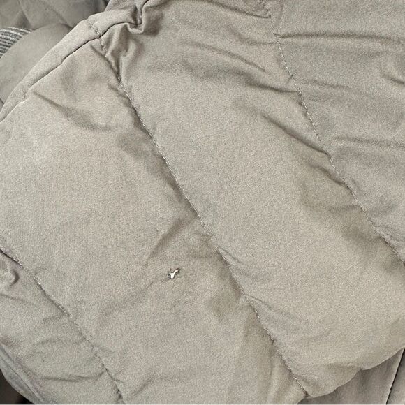 Lands’ End Olive Green Down Fill Parka Puffer Winter Jacket Women’s Size Medium - Picture 7 of 10